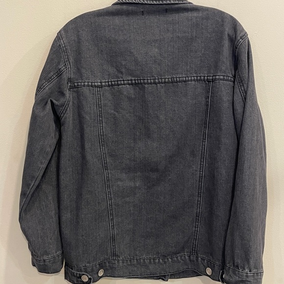 Vintage and Casual Forever 21 Black Denim Jacket - Picture 7 of 9